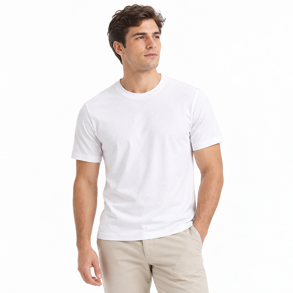 Men´s Basics Round Neck T Shirt