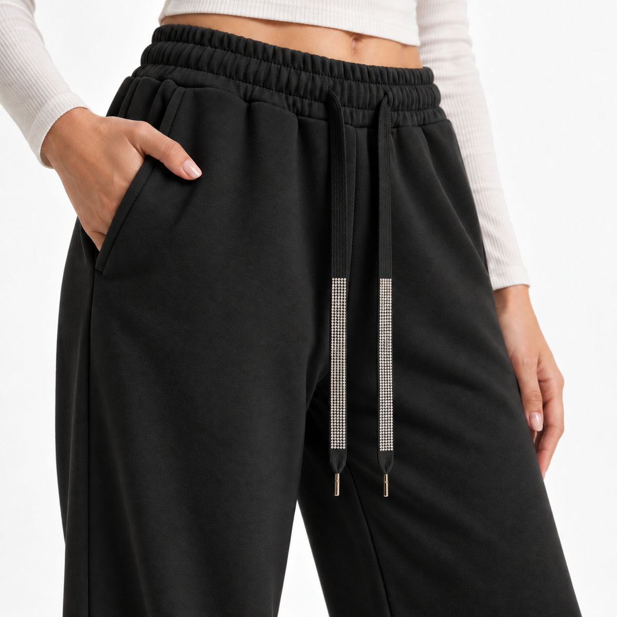 Wide Leg Sweat Pants