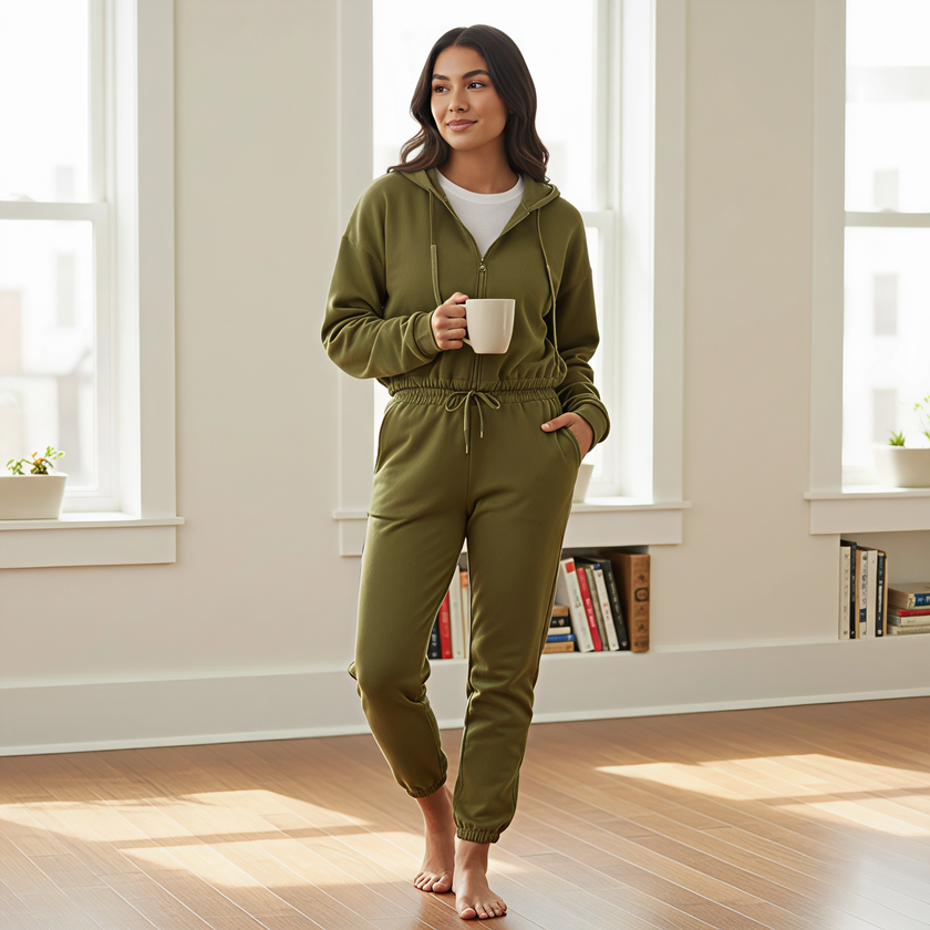 Oversized Zip Hoodie Jacket