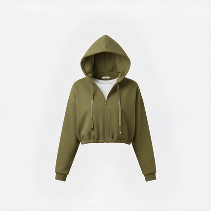 Oversized Zip Hoodie Jacket