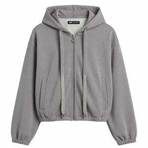 Oversized Zip Hoodie Jacket
